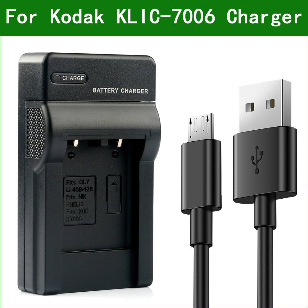 Klic-7006 K7006 LB-012 กล้อง Micro USB Charger สําหรับ Kodak Easyshare PixPro FZ53 FZ51 FZ52 CZ52 FZS50 SL5 X52