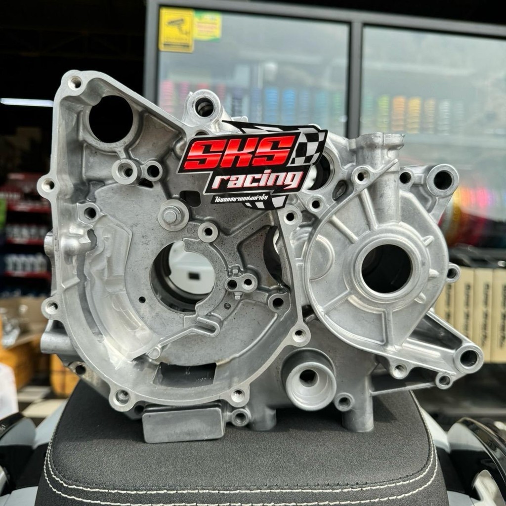 แคร้ง W125 RC V.2 ตั้มบางพลี SKS สตาร์ทมือ+ทางเดินน้ำมัน งานแท้SKS งานล็อตใหม่