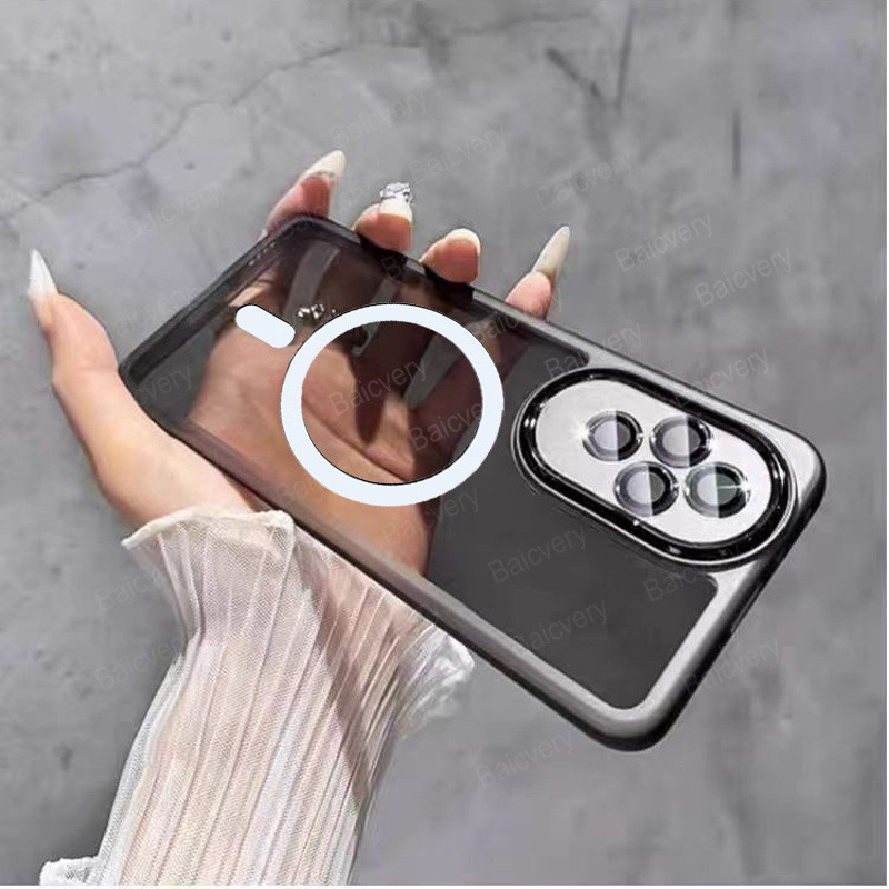 เคส Huawei Honor 200 Pro Lite Magnetic Circle ฝาครอบชาร์จไร้สาย เคสป้องกันเลนส์กล้อง
