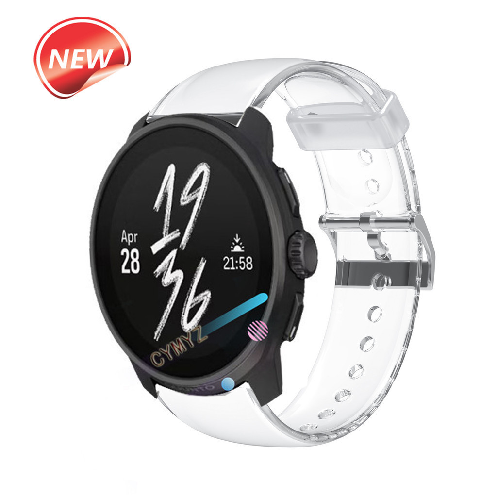 สาย Suunto Rase S สายโปร่งใส Suunto Rase S สายสมาร์ทวอทช์ สายนาฬิกา สายรัดข้อมือกีฬา