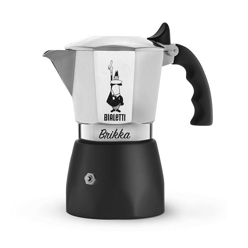 BIALETTI Bialetti Brikka 4 Cup Stovetop (Coffee Maker, Espresso Maker, Moka Pot)
BIALETTI Bialetti B