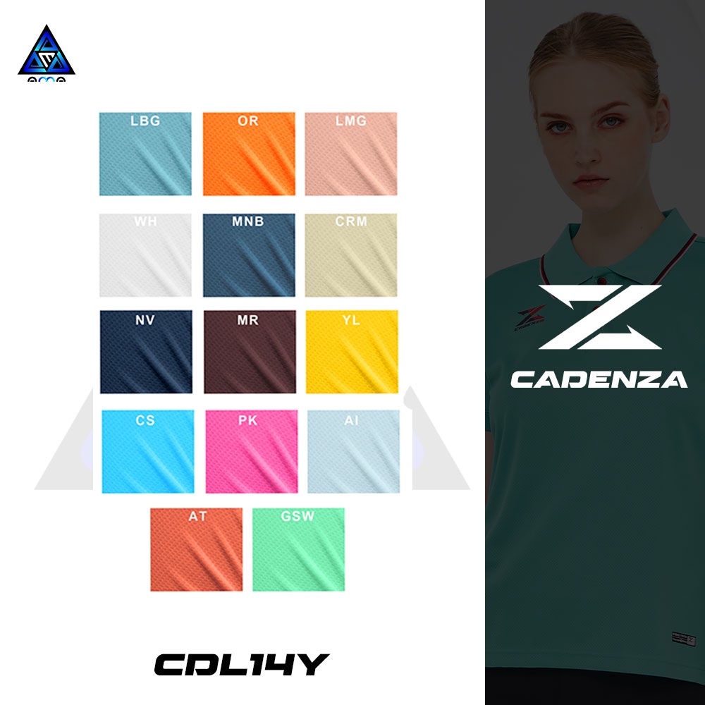 เสื้อโปโล POLO เสื้อโปโลคาเดนซ่า CADENZA (CDL-14Y) ไซส์หญิง แท้100%