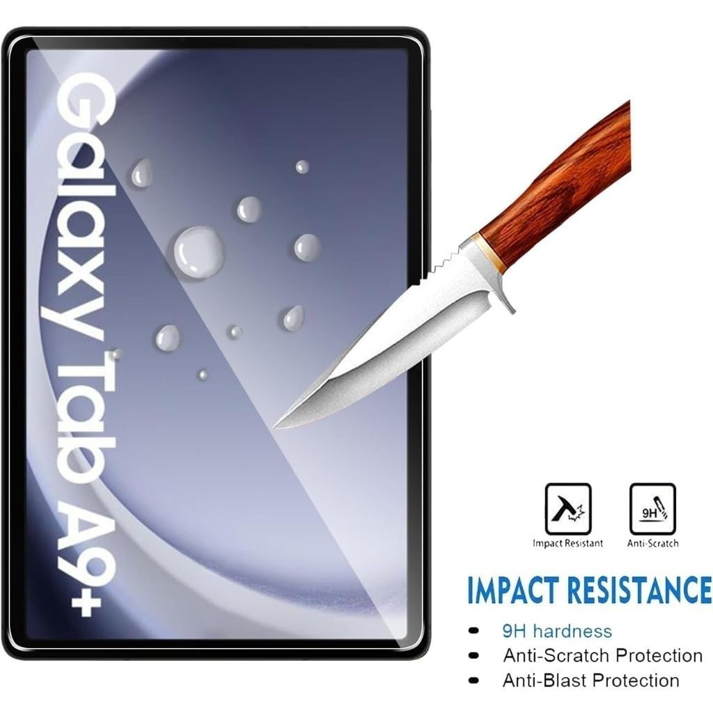 ฟิล์มกระจก for Samsung Galaxy Tab S6 Lite 10.4นิ้ว A8 A9+ S7/S8/S9fe 11นิ้ว S7FE/S8+/S9+/S10+ 12.4ฟิล์มกระจกนิรภัย - รูปที่ 3