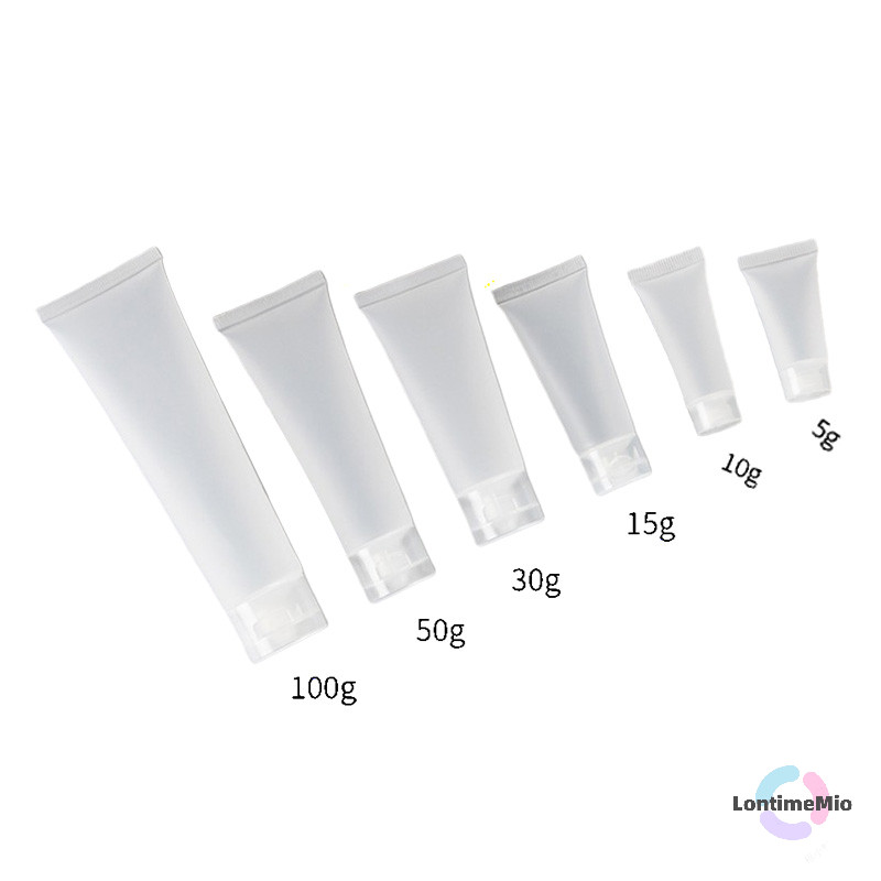 Lontimemio] หลอดแบบพกพาเปล่าบีบภาชนะเครื่องสําอางครีมขวดพลาสติกใหม่