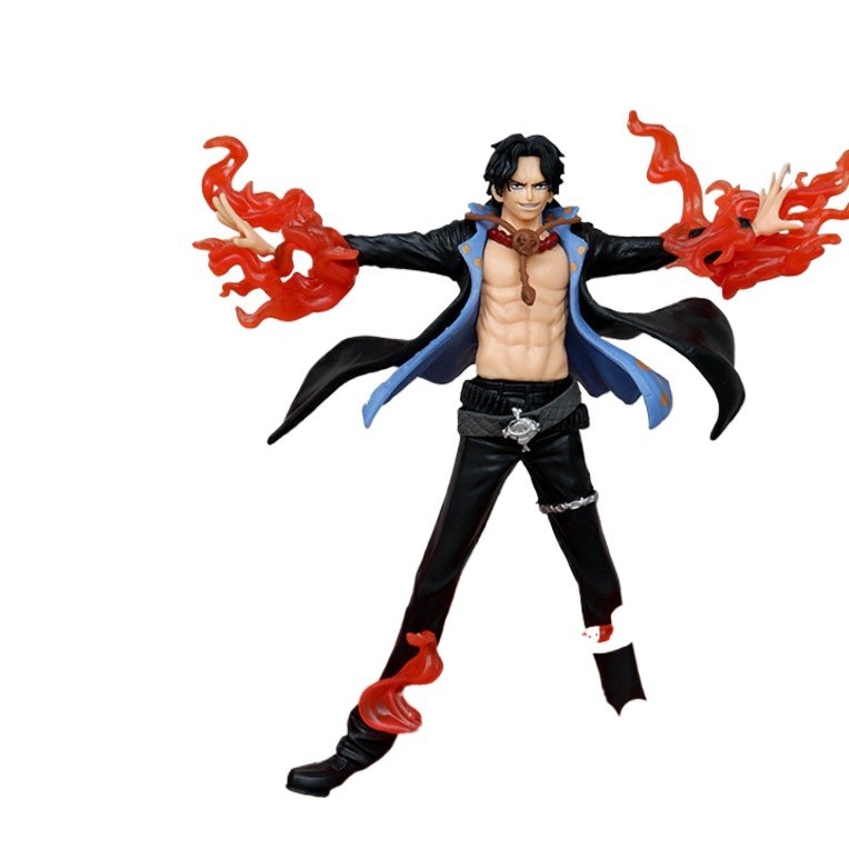 One Piece รูป DXF SPECIAL One Piece Fist Ace รูปตกแต่งสีดํา Ace ตกแต่ง