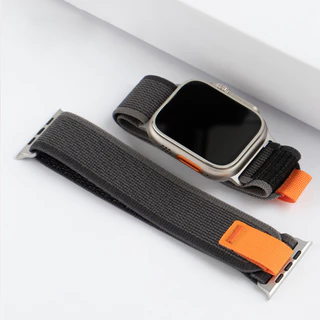Trail Loop สายไนลอนสําหรับ Iwatch 49 มม.Ultra 3 2 Series 11 10 9 8 7 6 5 4 SE 3 2 1 45 38 40 41 42 44 46 มม.สร้อยข้อมือ Apple SmartWatch อุปกรณ์เสริม Smartwatch T800 T500 Band
