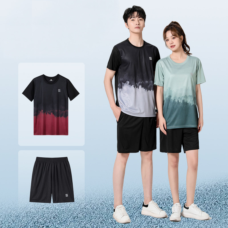 mvp sport  ชุดสองชิ้น ชุดกีฬา สามารถสวมใส่ได้ทั้งชายและหญิง คอกลม กระเป๋า2ข้าง มีเชือกรูด