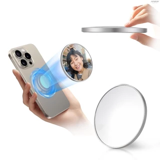 【จัดส่งด่วนในพื้นที่】 Universal Magnetic Selfie Mirror สําหรับโทรศัพท์กลับกล้อง Universal โทรศัพท์ Selfie Mirror สําหรับ iephone 15/14/13/12 Android สมาร์ทโฟนวิดีโอ Selfie Vlog อุปกรณ์เสริม
