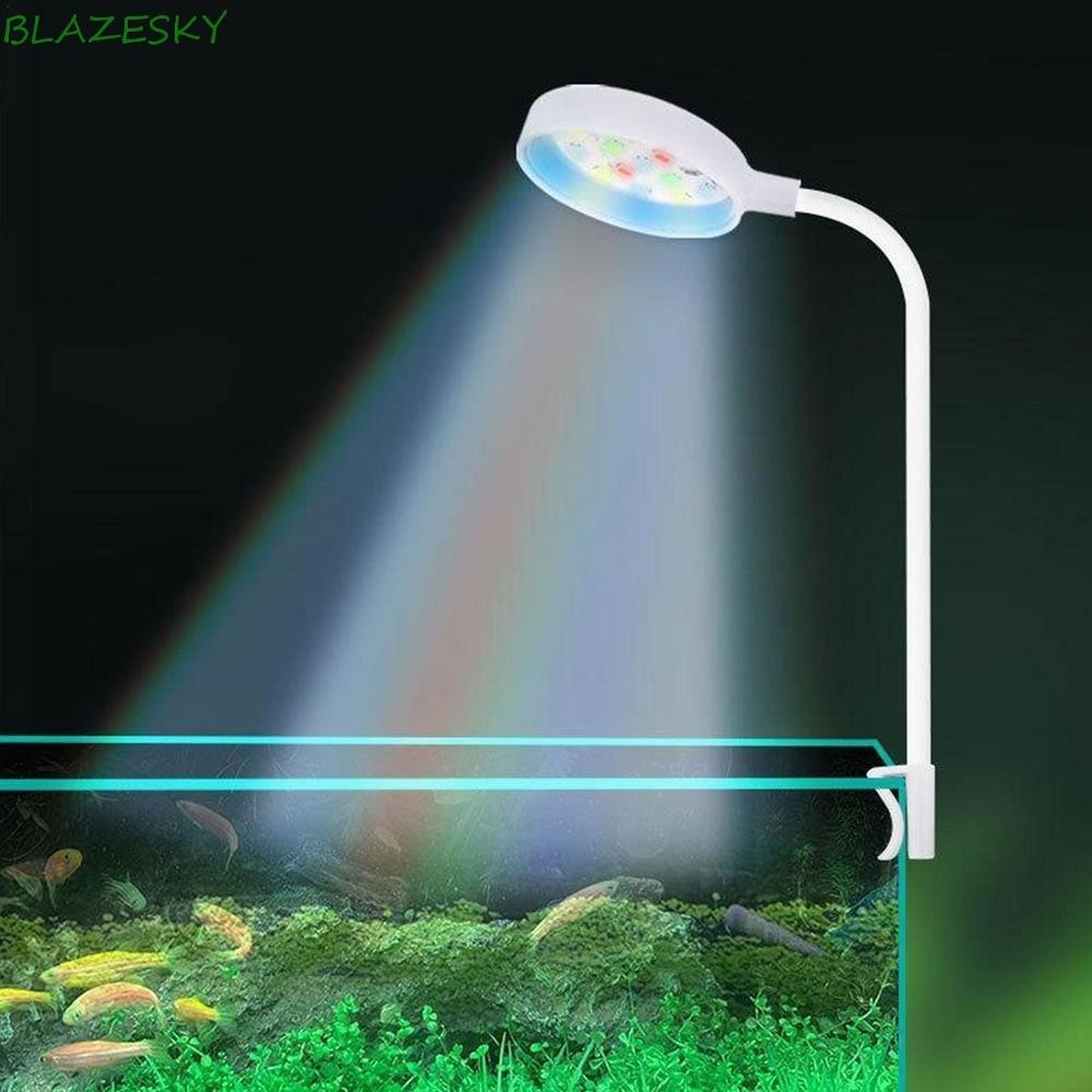 Blazesky โคมไฟตู้ปลา, ไฟ LED USB-Plug Aquarium, อุปกรณ์ตู้ปลาพร้อมคลิปประหยัดพลังงานหมุนได้ 360 องศาโคมไฟตู้ปลาภูมิทัศน์
