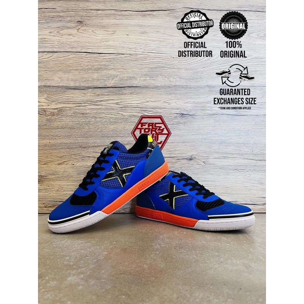 MUNICH XM-G3 INDOOR 202 (RAJA BLUE) รองเท้า FUTSAL