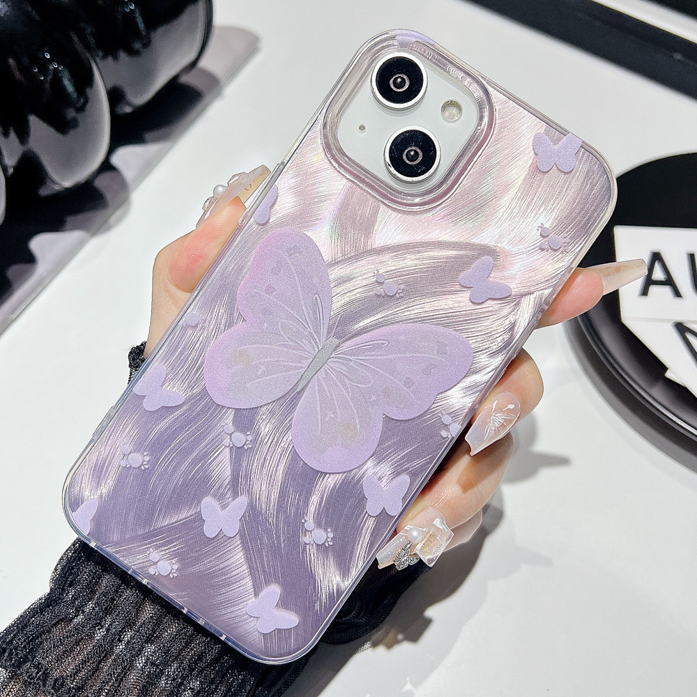 เคสโทรศัพท์มือถือ for OPPO A15S A16 A17 A18 A38 A58 A57 A5 A98 A77S A79 A9 A60 F23 Reno 11 11F ภาพวาดเส้นด้ายขนนก