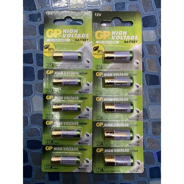 ความจุสูง ถ่านเบอร์23Aและ27Aถ่านพิเศษGP-High-Voltage
