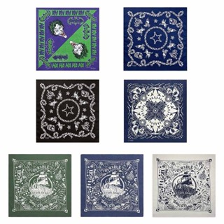 Wake 21 นิ้ว Western Printing Bandannas สําหรับ Street Dance…