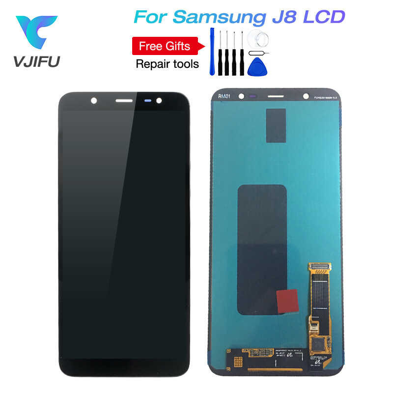 For Samsung Galaxy J8 2018 J810 LCD Display Touch Screen SM-J810 Digitizer Assembly Replacement Ad