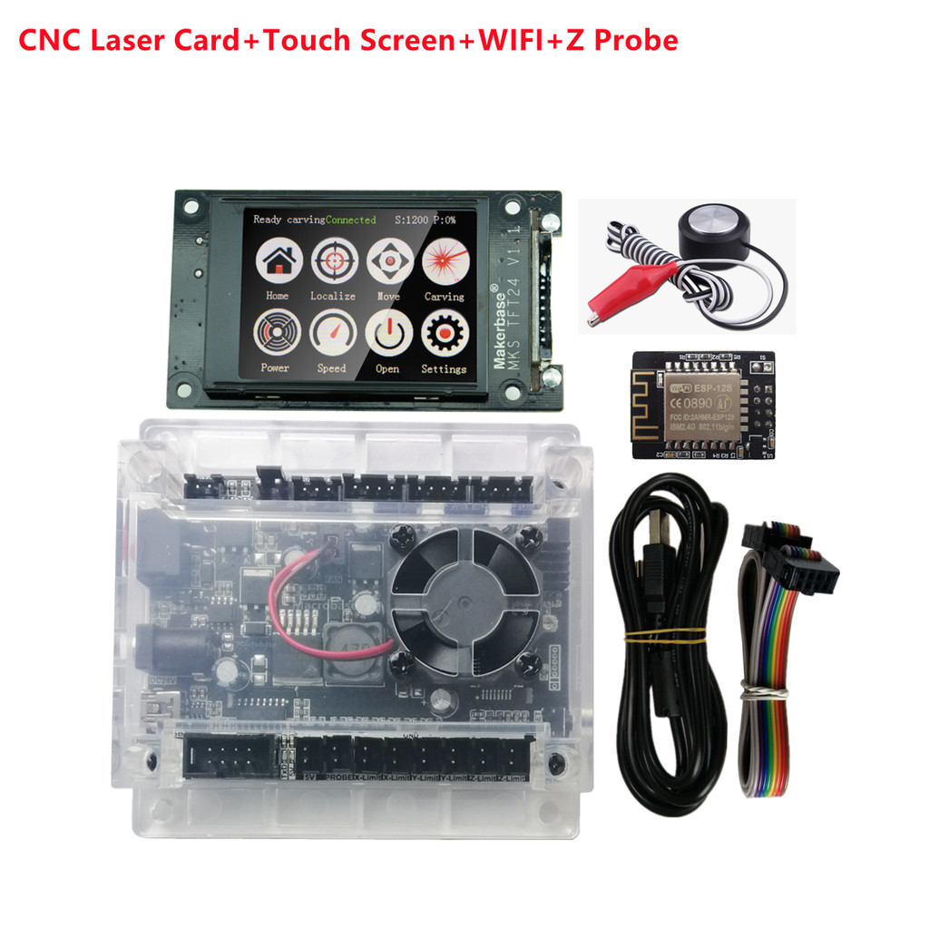 cnc3018 pro OFFLINE GRBL controller set MKS TFT24 touch screen for diy desktop mini cnc lazer engrav