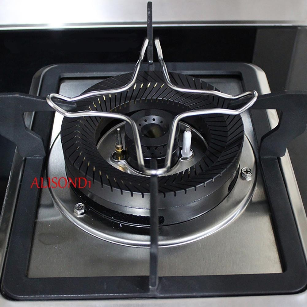 Alisond1 ขาตั้งหม้อห้ามุมสําหรับแก๊ส Hob Camping Supplies เครื่องกระจายความร้อนชั้นวางเตาแก๊ส