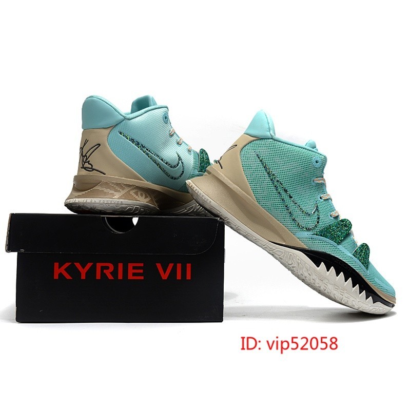 2024 NK Zoom Kyrie 7 รองเท้ากีฬาผู้ชายรองเท้าบาสเก็ตบอล Mint Green