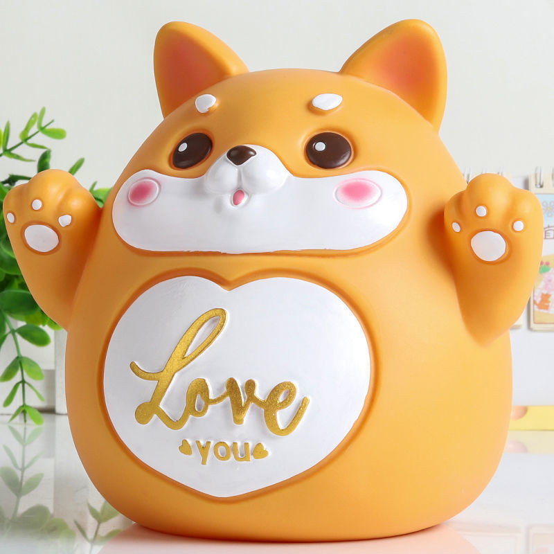 Influencer น่ารัก Shock-Resistant Zodiac Piggy Bank สุนัข Dragon Horse แกะขนาดใหญ่ Capac