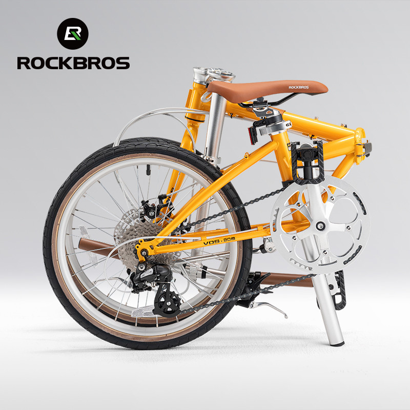 【พร้อมส่ง】ROCKBROS จักรยานพับ 20 นิ้วแบบพกพา Commute 8-Speed Disc เบรคยานพาหนะนักเรียนผู้ใหญ่จักรยาน Unisex — صورة 3
