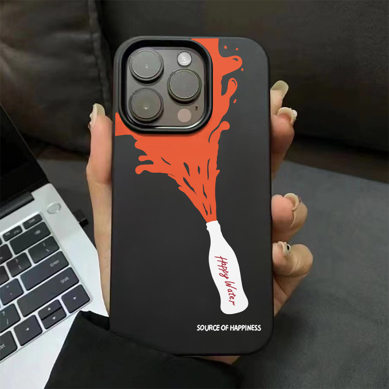 เคสไอโฟน16 15 14 13 12 11 Pro Max Case Creative Jet Coke กันกระแทก ซิลิโคน Compatible เคส iPhone 16PM,16Plus,X/XS, XR,7+,8Plus