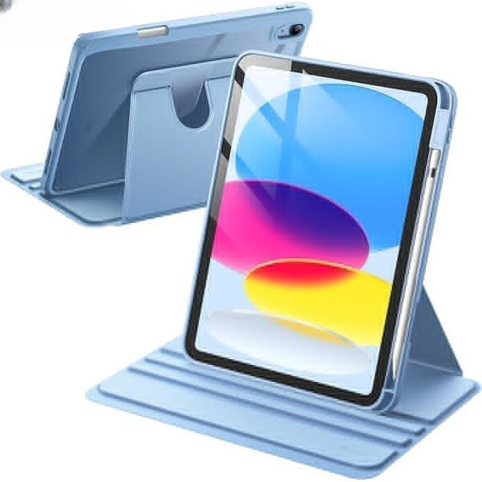 360° องศาหมุนอะคริลิคสําหรับ Samsung Galaxy TAB S10 Plus S10+ S9+FE 12.4 2023 S6 Lite 10.4 S7 S8 11 นิ้ว A9 A9+ S9FE 10.9 A8 A7 กันกระแทกกรณีแท็บเล็ต