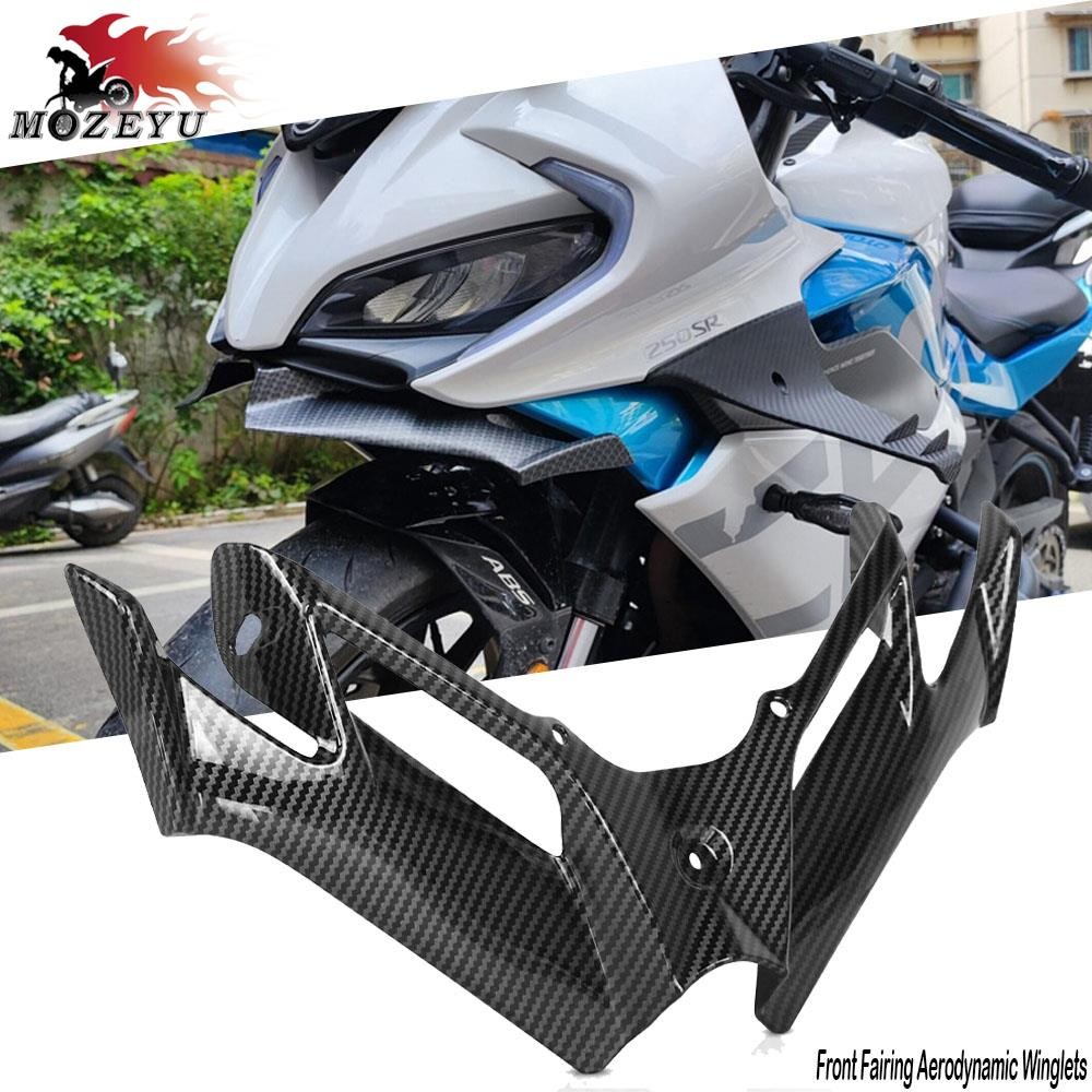 Yปีกแฟริ่งแบบปีกคงที่สำหรับ CFMOTO CF Moto 250SR 300SR SR 250 300 SR SR250 SR300 2019 2020 2021-2023