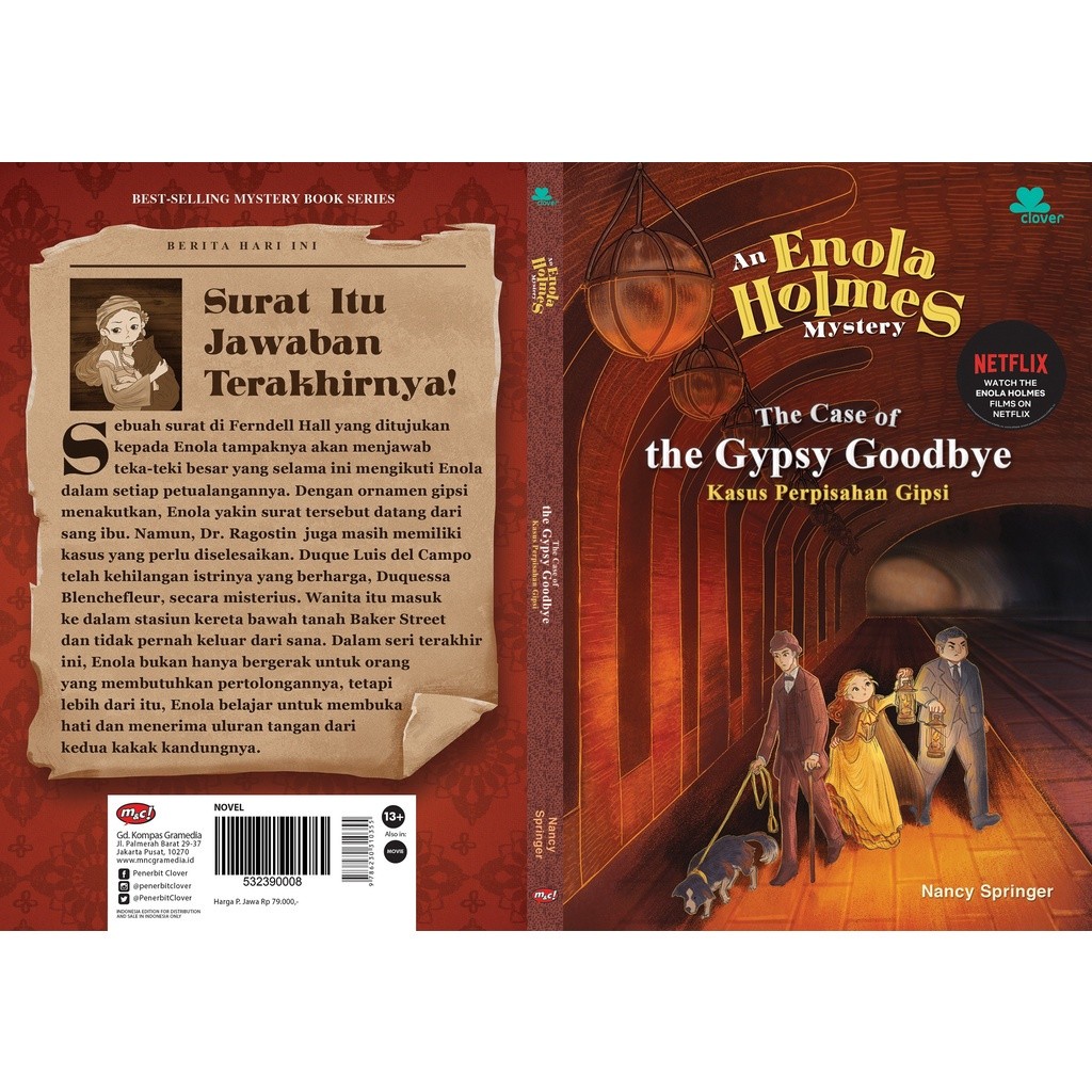 เรื่องราวลึกลับของ Enola Holmes: เคสอําลาของ Gipsy - Nancy Springer