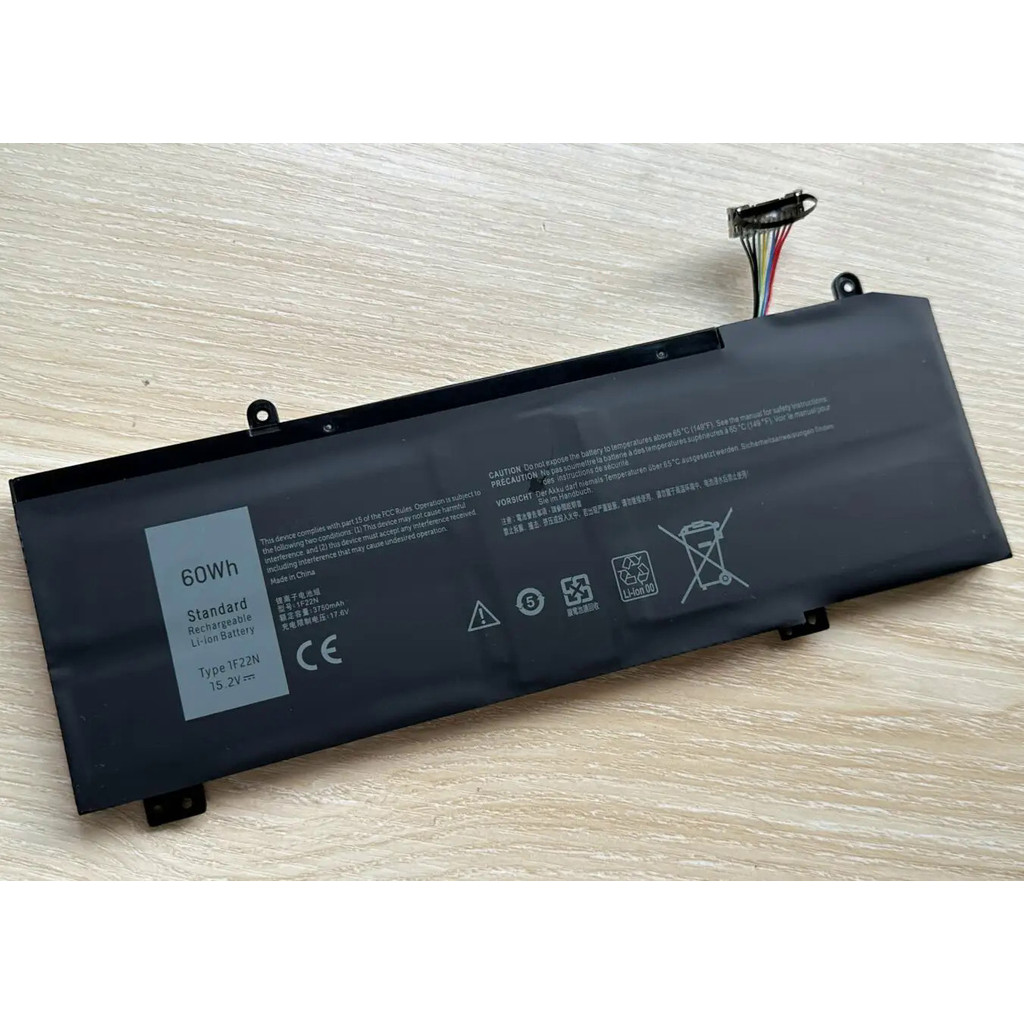 1F22N แล็ปท็อป Battery For DELL ALIENWARE 2018 orion M15 M17 R1 P82F P40E P79F P37E Inspiron G5 5590