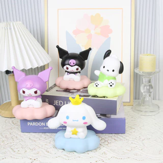 พร้อมส่ง🦋 ตุ๊กตาคุโรมิ ตกแต่งเค้ก โมเดล มีไฟ โคมไฟ ประดับ อุปกรณ์ตกแต่งเค้ก DD29 DD28 DD22
