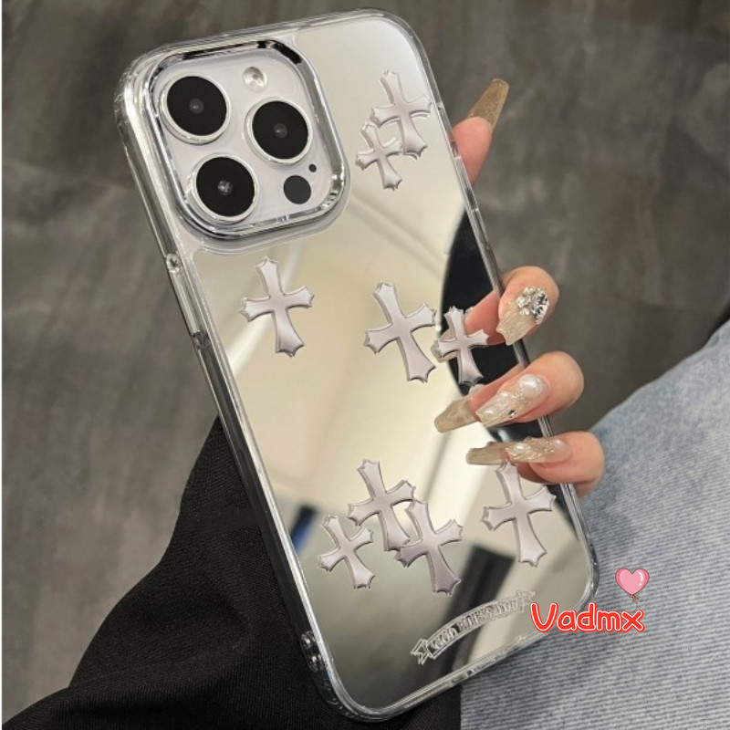 Insสไตล์crossรูปแบบเคสโทรศัพท์ใสสําหรับhuawei Honor 200 Lite X9B X9A 100 90 80 70 60 Pro Plus 60 SE Magic 6 Pro 6 5 4 Lite X40 กระจกเครื่องสําอางฝาครอบกันกระแทกปลอกนุ่ม