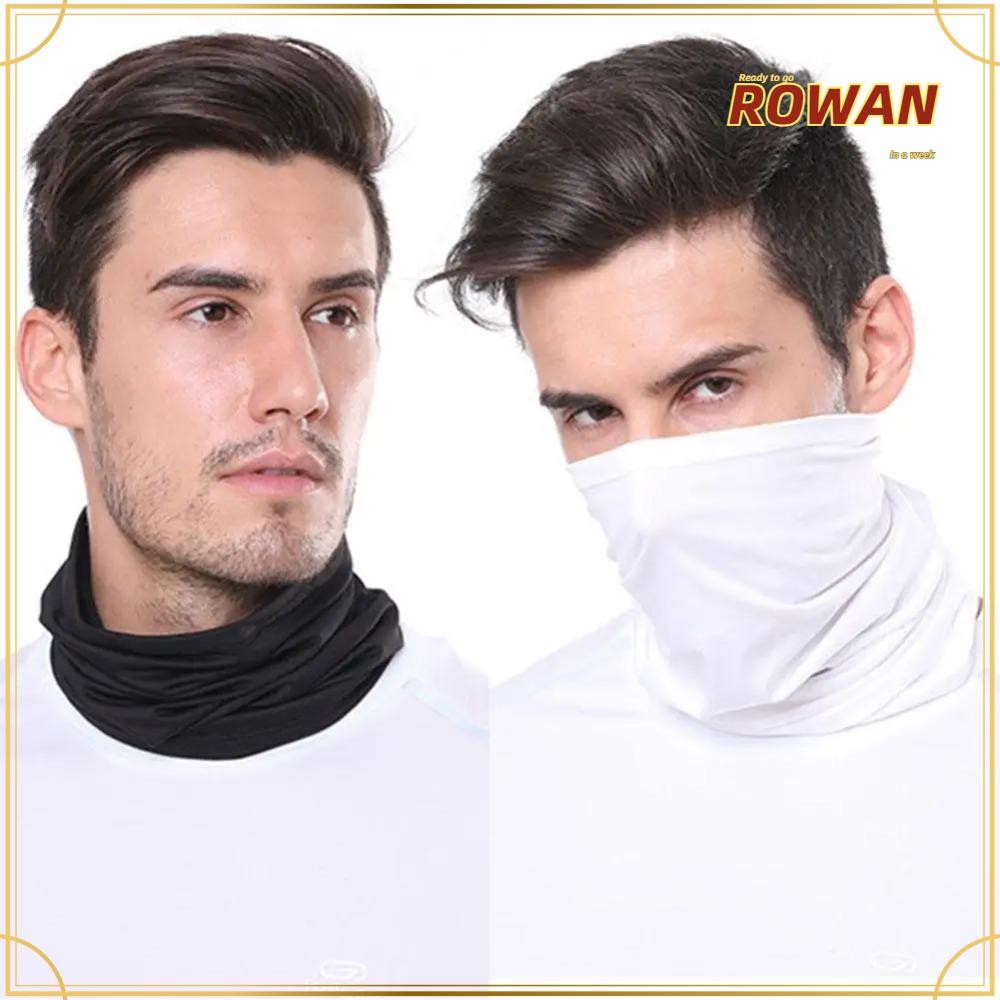 Rowans ขี่, คอป้องกันแสงแดด Anti-UV ปีนเขาผ้าพันคอเดินป่า,ฤดูร้อนพิมพ์ผ้าพันคอรถจักรยานยนต์ Turban Multicolors ผู้ชายผู้หญิงผ้าพันคอกลางแจ้ง