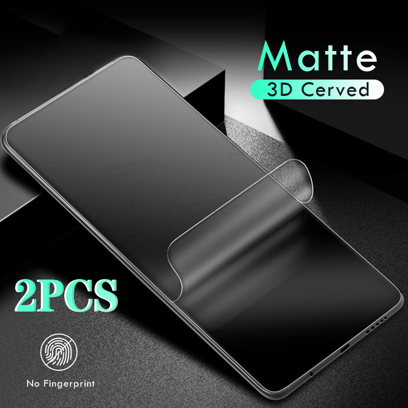 HTCU23 U23Pro U24Pro 2 ชิ้น 600D Full Cover Matte Frosted Soft Hydrogel ฟิล์มสําหรับ HTC U24 U23 Pro