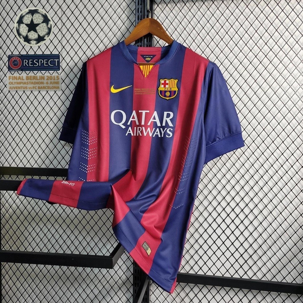 เสื้อยืดคุณภาพสูง Barcelona Champions 2014/15