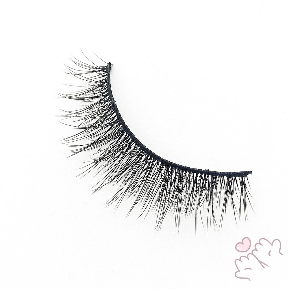 ขนตาปลอมที่ทําด้วยมือนํามาใช้ใหม่มั่นคงและง่ายต่อการสวมใส่บนขนตาปลอมที่นํากลับมาใช้ใหม่ได้ - รูปที่ 2