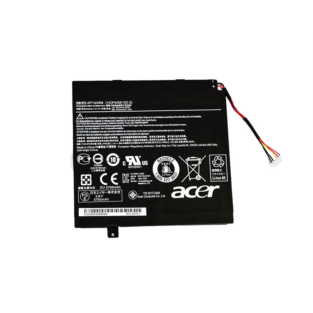 แบตเตอรี่โน๊ตบุ๊ค (แท้) AP14A8M ACER Aspire Switch 10 SW5-011/012 A3-30 BATTERY NOTEBOOK