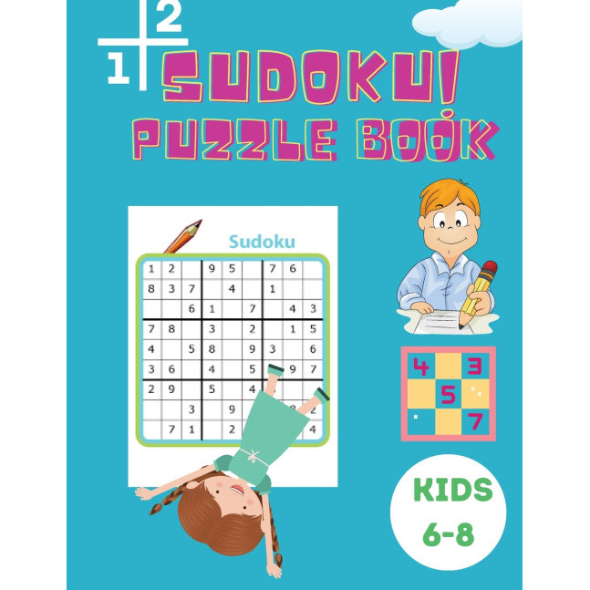 Sudoku Puzzle Book Kids 6-8 - ปกอ่อน - อังกฤษ - 9786069612491