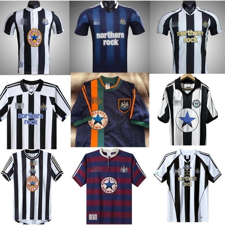 80-82 95-97 97-99 97-98 2003 04 05 Newcas Home away ฟุตบอลเสื้อยืด S-2XL เสื้อยืดคุณภาพสูง