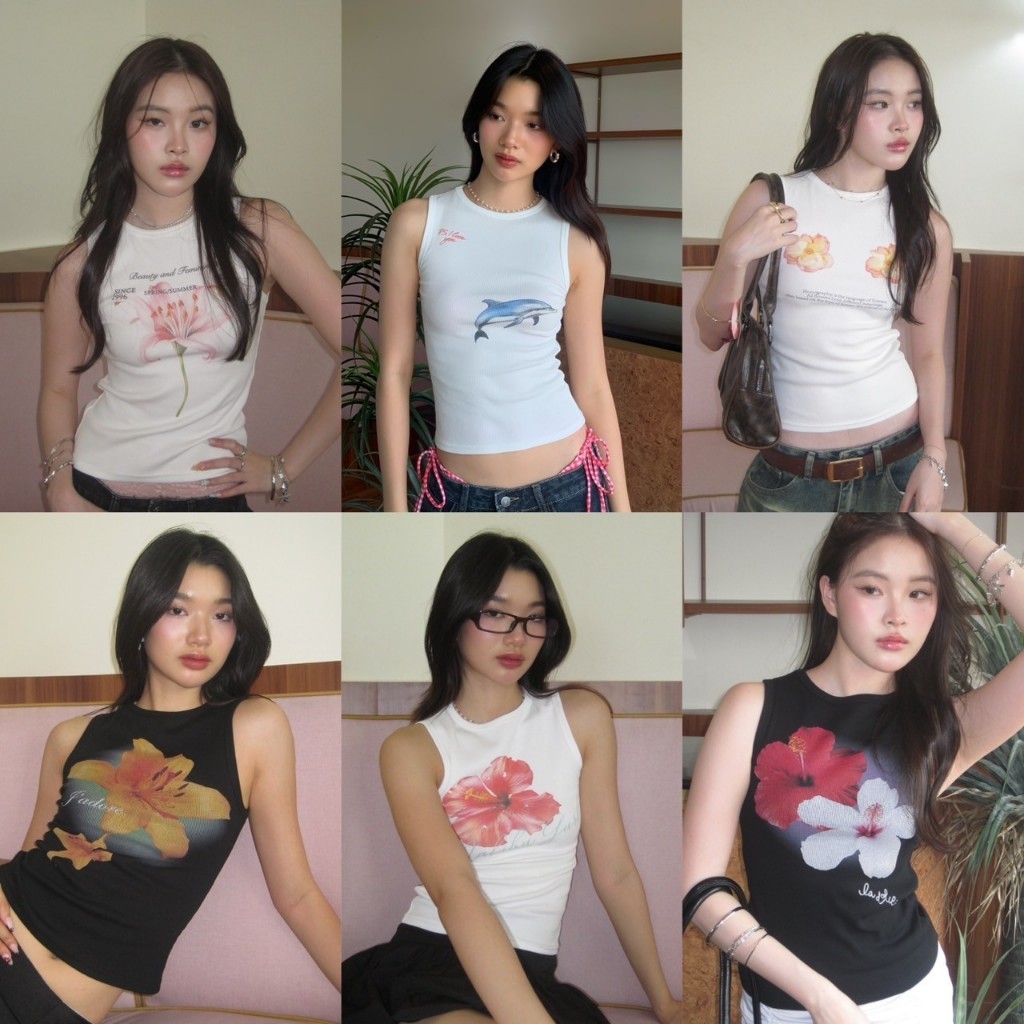 (จัดส่งตลอด 24 ชั่วโมง）OOOK Official Top 921 Eternal Sunshine Tank By Stylist