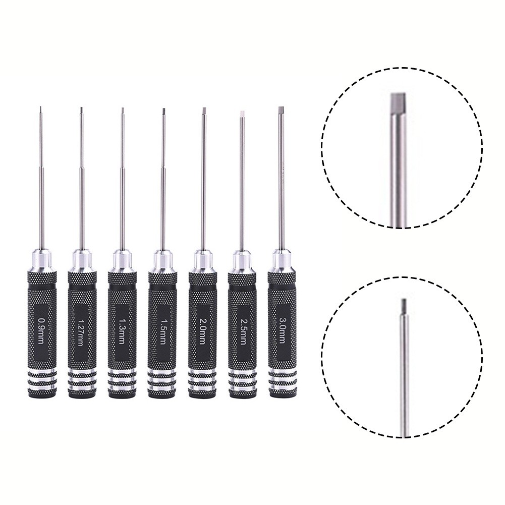 [LSAR] 1 ชิ้น HSS ประแจหกเหลี่ยมไขควงเครื่องมือ 0.9-3.0 มม. สําหรับ RC รุ่นสกรูไดร์เวอร์