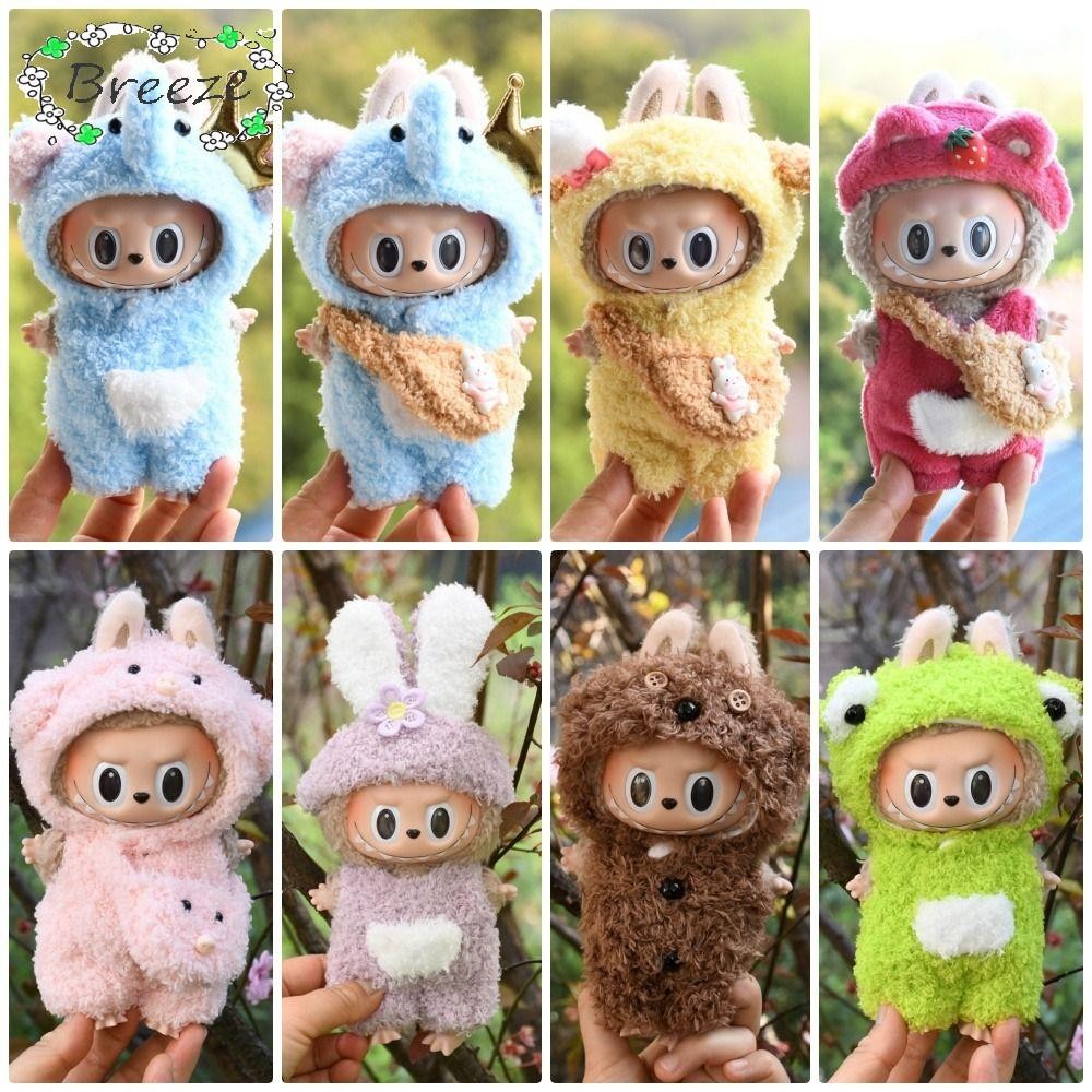 Breeze 1 ชิ้น Labubu Doll Clothes, Handmade Hat Shoes Bag Only Clothes,|Cos ของขวัญ Labubu Time To Chill Filled ตุ๊กตาอุปกรณ์เสริมสําหรับ 17 ซม. Labubu ตุ๊กตาสําหรับ 17 ซม. Labubu ตุ๊กตา
