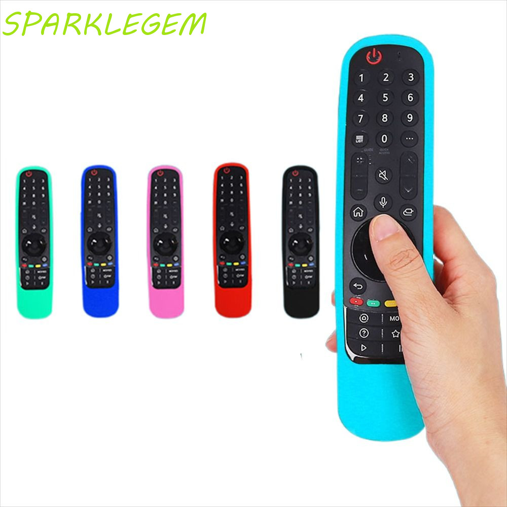 Sparklegem ฝาครอบรีโมทคอนโทรลล้างทําความสะอาดได้สมาร์ททีวีสําหรับ LG MR21GA MR21N MR21GC กันกระแทกรีโมทคอนโทรลกรณี