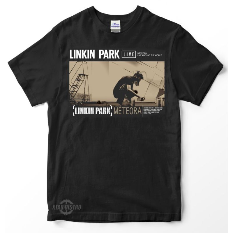 Kaos/premium tshirt linkin park - METEORA/kaos linkin park/kaos band/metalica/acdcBaju ดูดซับเหงื่อ 