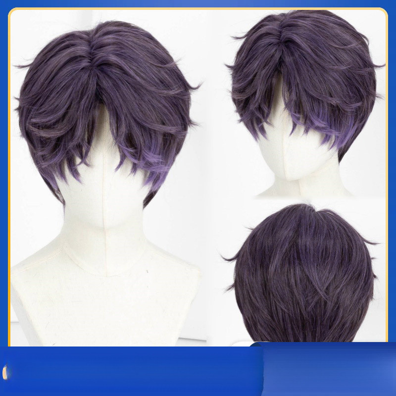 [Shengnai] Qi Yulian และ Deep Space Z-Shaped Scalp Top Style cos วิกผมคืนไฮไลท์