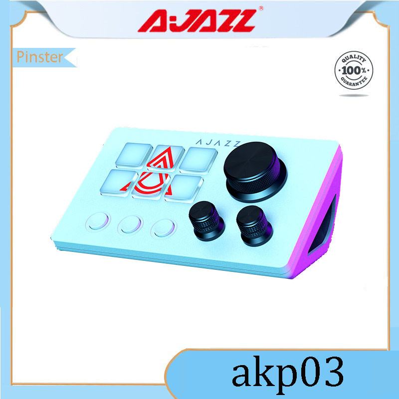 Ajazz akp03 Desktop Assistant คอนโซลแผง Controller Stock Trading Live Tuning โปรแกรมปุ่มลัด