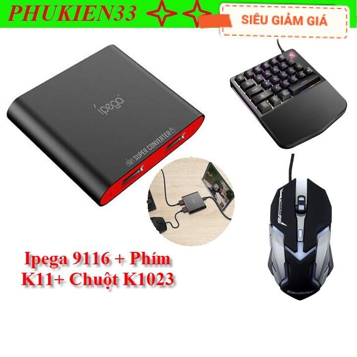 IPega Pg-9116 Professional Gaming Combo Bluetooth Keyboard and Mouse Converter สําหรับ Pubg, moby Ga