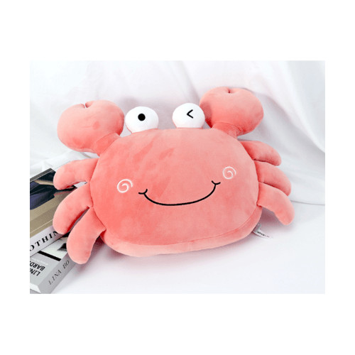 GlobalHouse KOJI หมอนตุ๊กตาปู#CEขนาด45 ซม.สีโอรส สินค้าของแท้คุณภาพดี