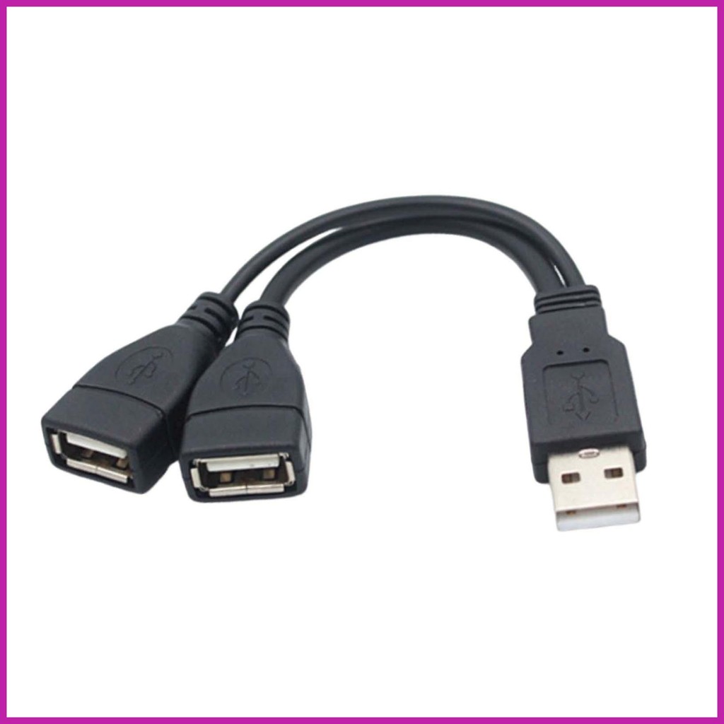 Usb 2.0 Splitter Y สายพอร์ต USB Splitter USB Y Splitter อเนกประสงค์ USB Splitters USB หญิง USB ชาย y