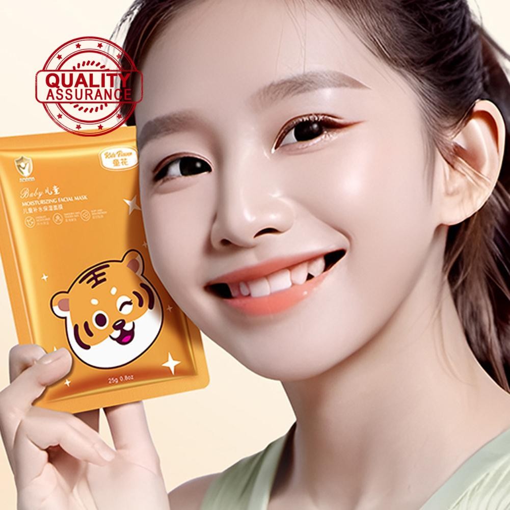 มาส์กหน้าสําหรับเด็ก Moisturizing Soft And Smooth Rejuvenation Refreshing And Skin Mask Care H0t4