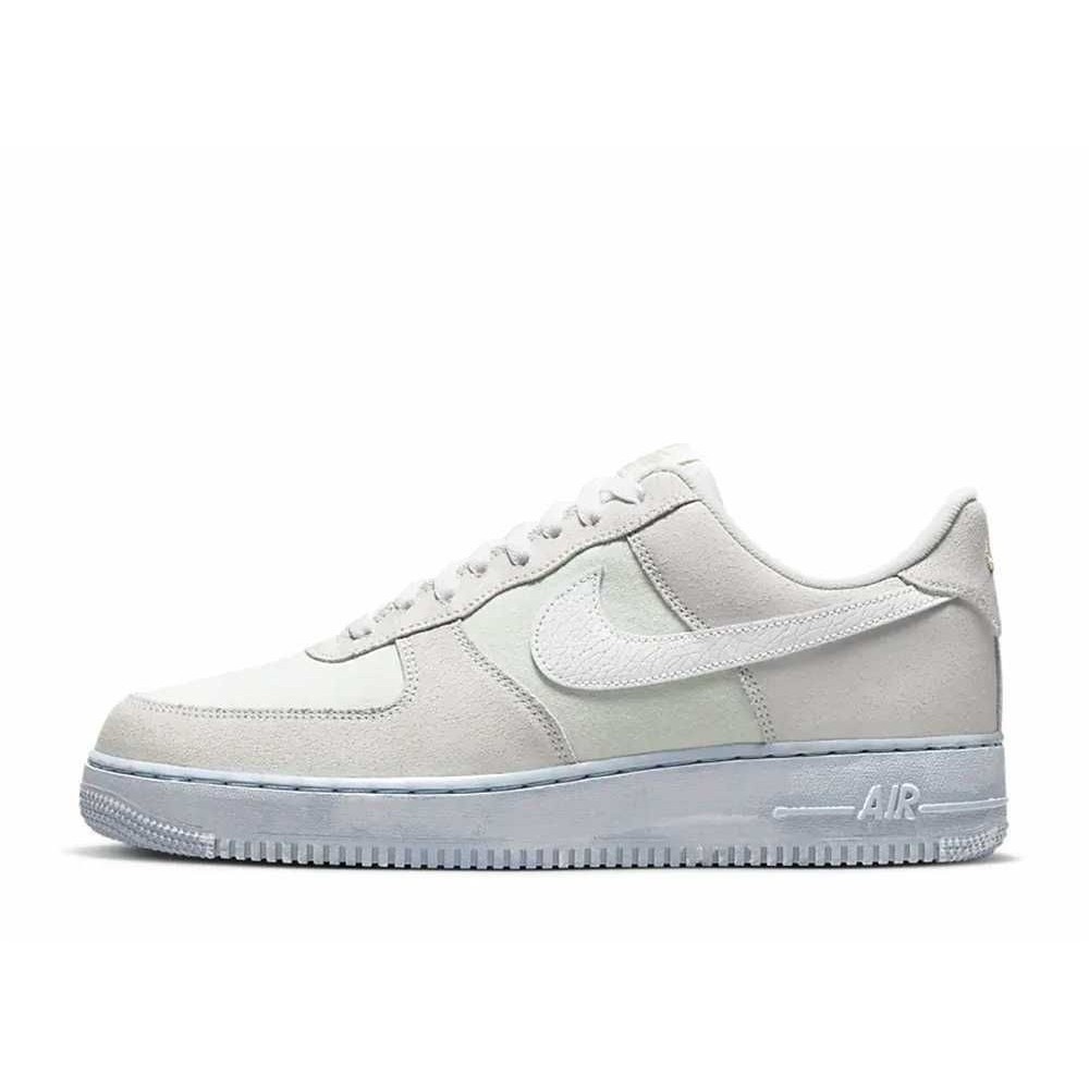 Nike Air Force 1 '07 LV8 EMB Summit White Blue Whisper Football Grey Unused