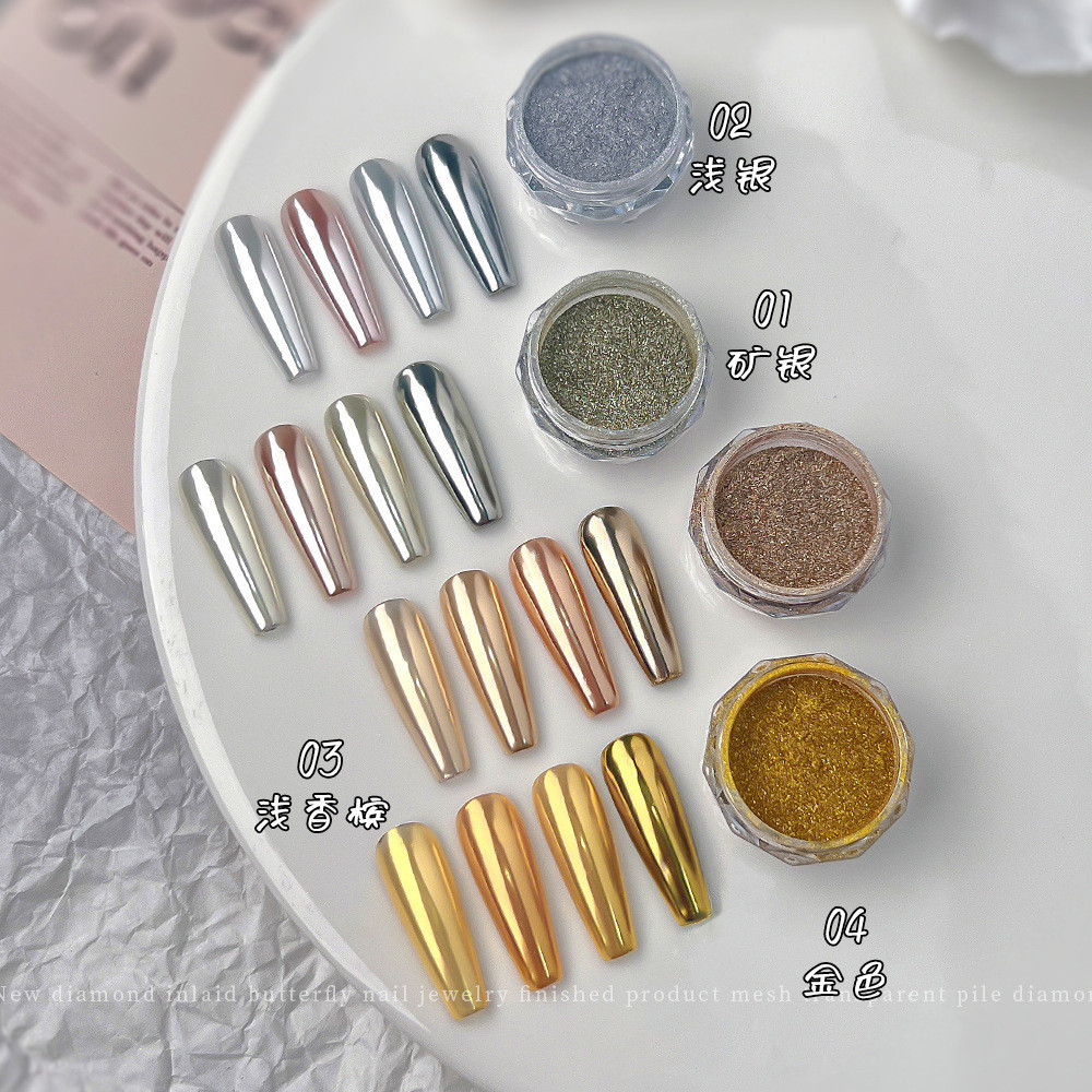 Nailing Mirror Powder Superbar Symphony Mirror Flour Metropolitan Delicate Flash Powder Advanced Sensing Decorative